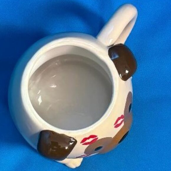 BRAND NEW ADORABLE PUG & KISSES MUG / CUP / PLANTER / PEN & PENCIL HOLDER - Picture 13 of 16